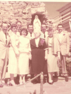 John Teresa Mike Mary Frank Bridget Paddy Peggy Joe 1955